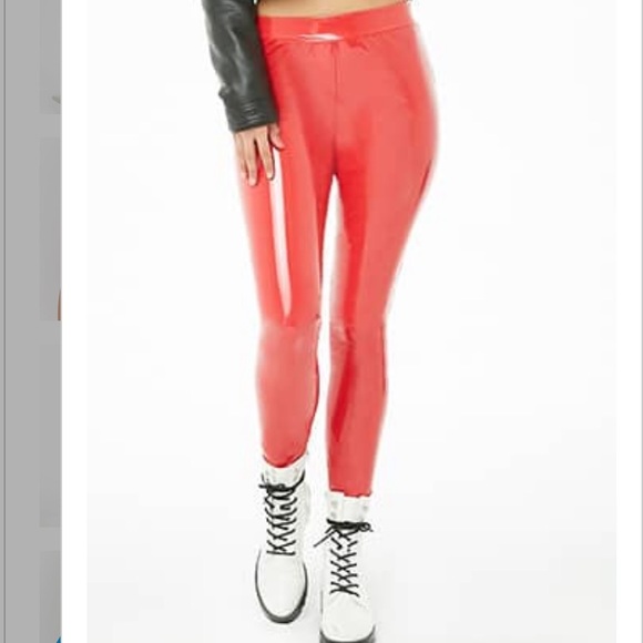 Forever 21 Pants - Red leggings Forever 21 Pants - Red leggings